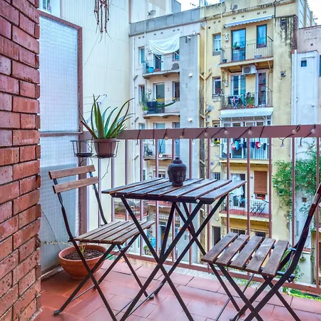 Poble Sec Flat 2 Balconies Ac 4 Guests דירה *