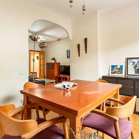 Apartman Poble Sec Flat 2 Balconies Ac 4 Guests