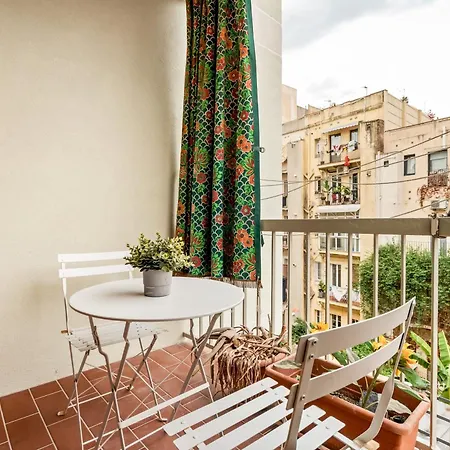 Poble Sec Flat 2 Balconies Ac 4 Guests