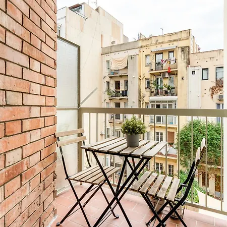 Poble Sec Flat 2 Balconies Ac 4 Guests *